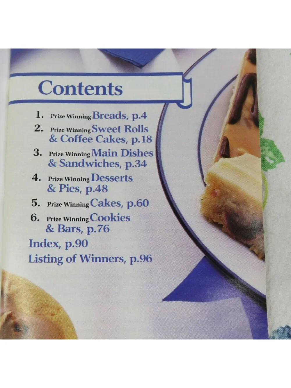 Pillsbury 100 Prize Winning Bake Off Recipes 1987 Winners from Contests 1-32